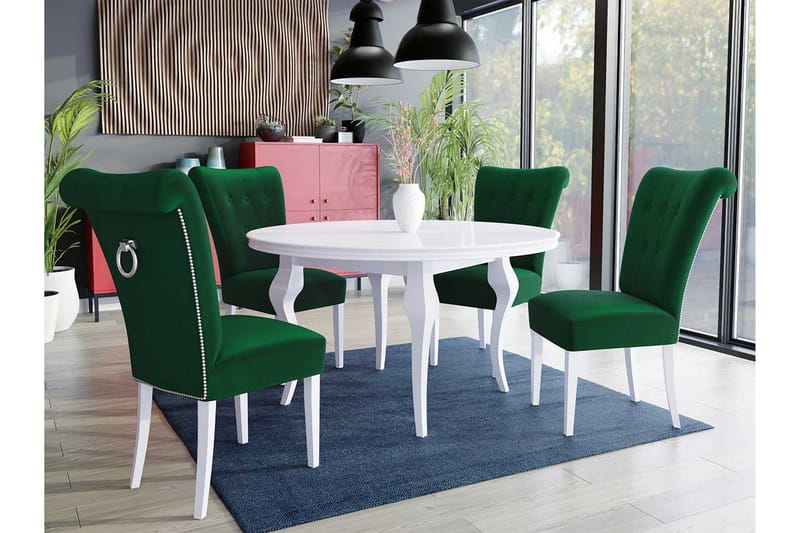 Matgrupp - Grön - Möbler - Matplats - Matgrupp & matbord med stolar
