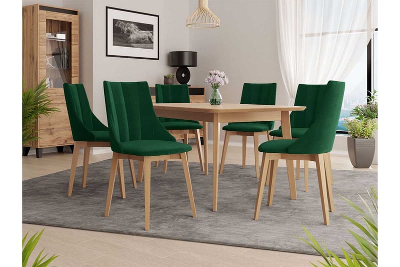 Matgrupp - Grön - Möbler - Matplats - Matgrupp & matbord med stolar