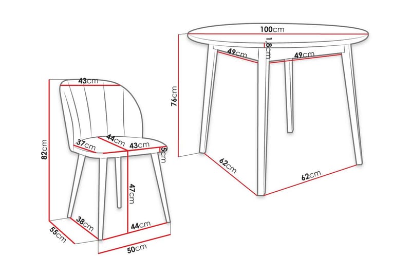 Matgrupp - Grön - Möbler - Matplats - Matgrupp & matbord med stolar