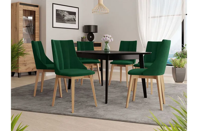 Matgrupp - Grön - Möbler - Matplats - Matgrupp & matbord med stolar