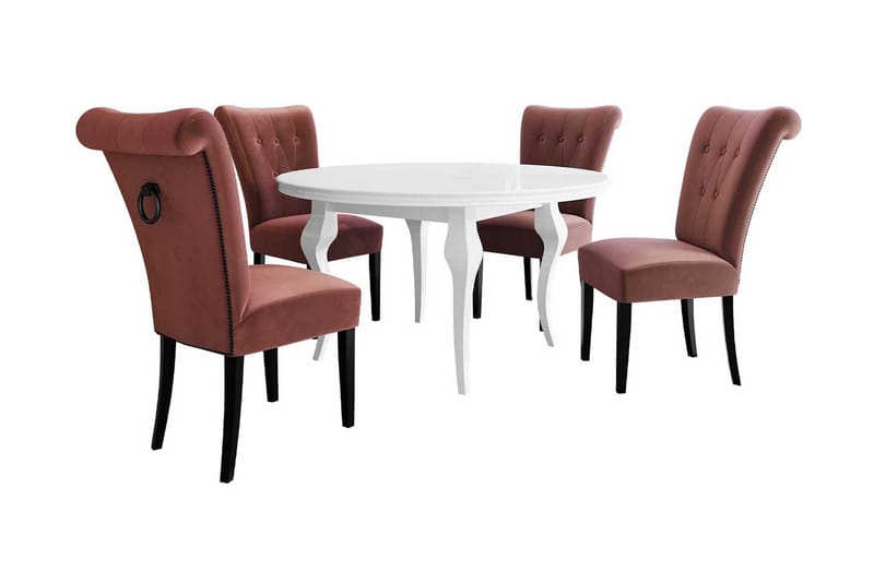 Matgrupp - Rosa - Möbler - Matplats - Matgrupp & matbord med stolar