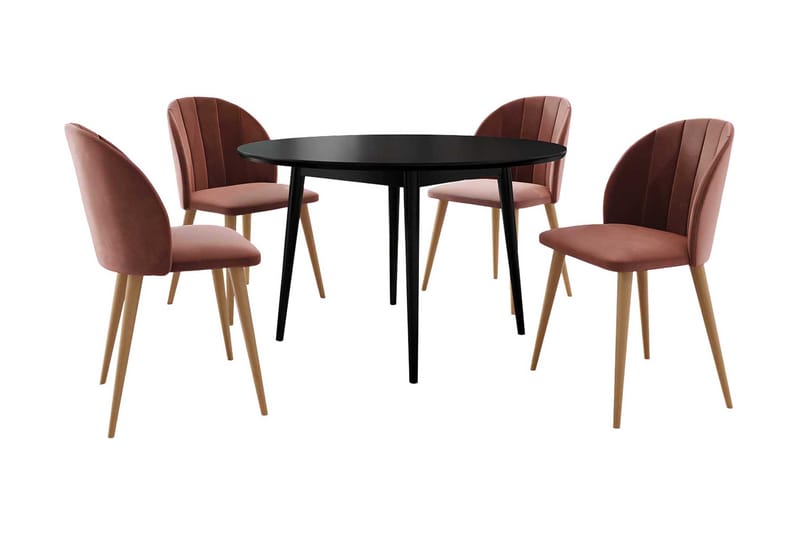 Matgrupp - Rosa - Möbler - Matplats - Matgrupp & matbord med stolar
