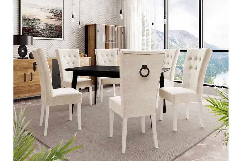 Matgrupp - Rosa - Möbler - Matplats - Matgrupp & matbord med stolar