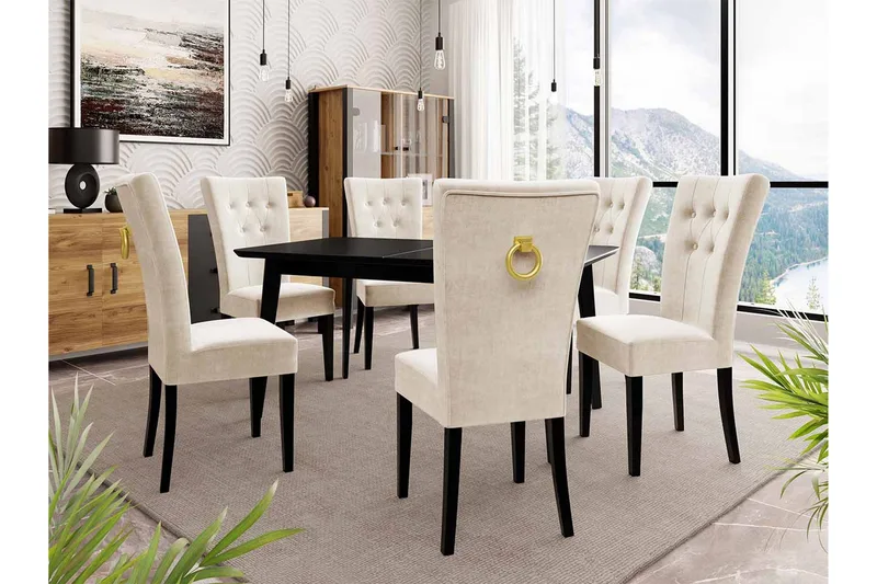 Matgrupp - Rosa - Möbler - Matplats - Matgrupp & matbord med stolar