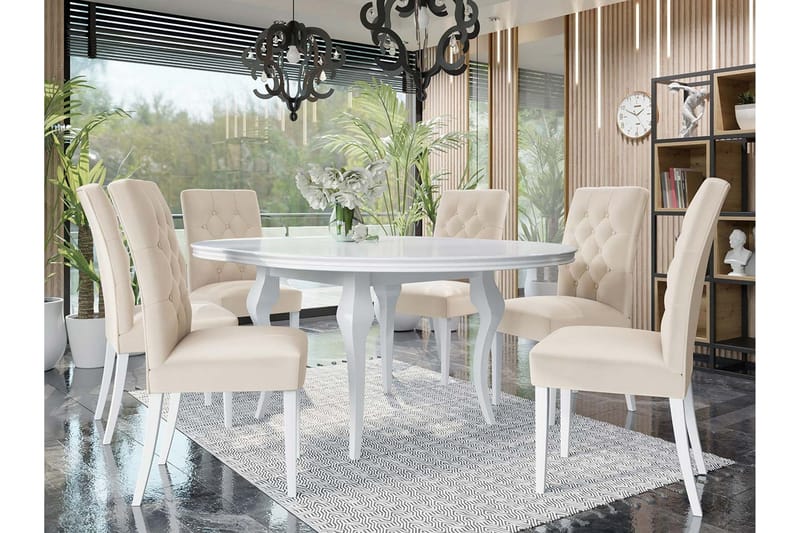 Matgrupp - Rosa - Möbler - Matplats - Matgrupp & matbord med stolar