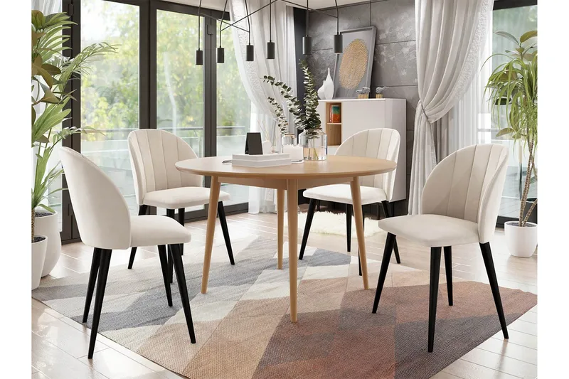 Matgrupp - Rosa - Möbler - Matplats - Matgrupp & matbord med stolar