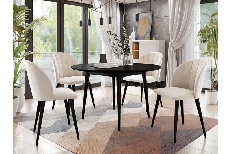 Matgrupp - Rosa - Möbler - Matplats - Matgrupp & matbord med stolar