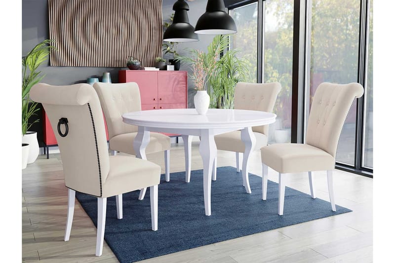 Matgrupp - Rosa - Möbler - Matplats - Matgrupp & matbord med stolar