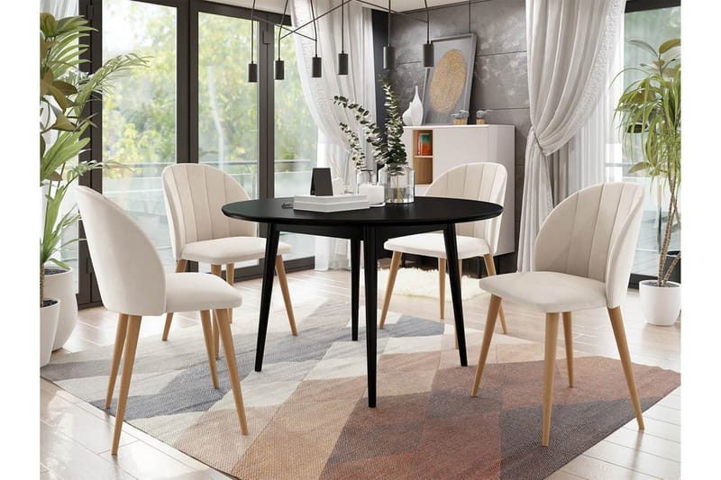 Matgrupp - Rosa - Möbler - Matplats - Matgrupp & matbord med stolar