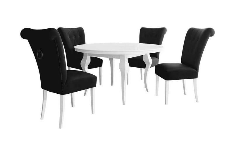 Matgrupp - Svart - Möbler - Matplats - Matgrupp & matbord med stolar