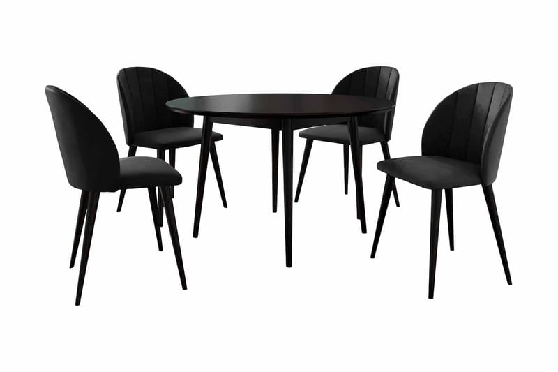 Matgrupp - Svart - Möbler - Matplats - Matgrupp & matbord med stolar