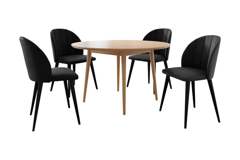 Matgrupp - Svart - Möbler - Matplats - Matgrupp & matbord med stolar