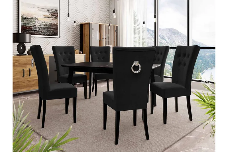 Matgrupp - Svart - Möbler - Matplats - Matgrupp & matbord med stolar