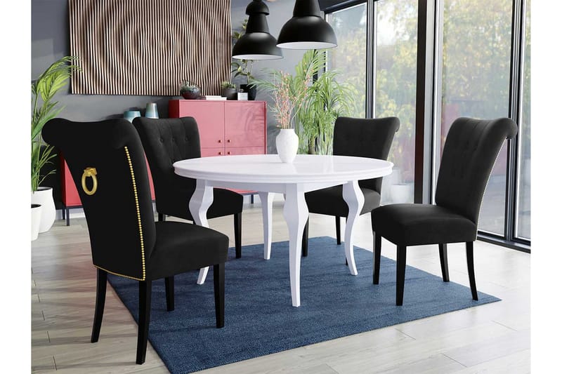 Matgrupp - Svart - Möbler - Matplats - Matgrupp & matbord med stolar
