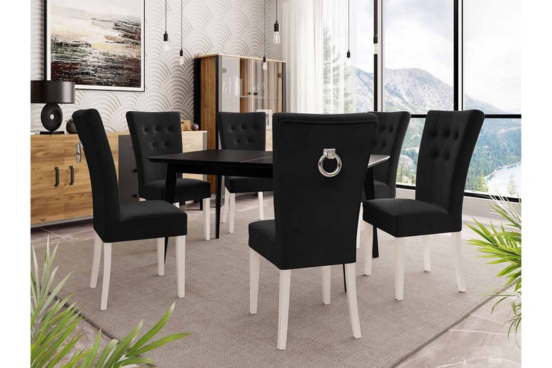 Matgrupp - Svart - Möbler - Matplats - Matgrupp & matbord med stolar