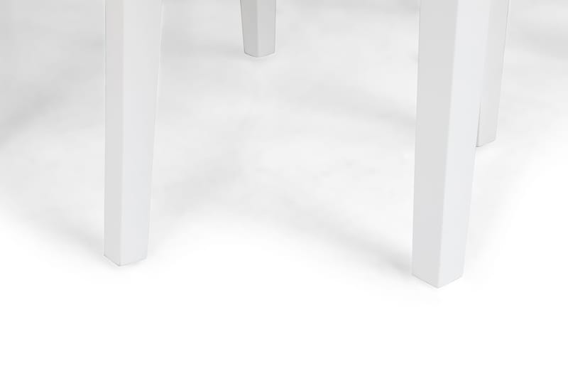MORGAN Matbord 140 Ljusgrå/Vit + 4 STILO Stol Svart - Matgrupp & matbord med stolar