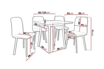 Narberth Matgrupp - Möbler - Matplats - Matgrupp & matbord med stolar