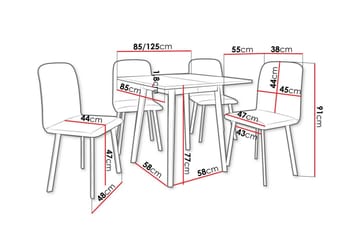 Narberth Matgrupp - Möbler - Matplats - Matgrupp & matbord med stolar