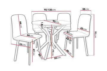 Narberth Matgrupp - Möbler - Matplats - Matgrupp & matbord med stolar