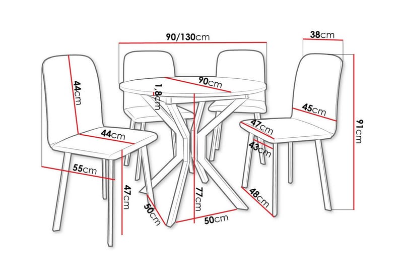 Narberth Matgrupp - Möbler - Matplats - Matgrupp & matbord med stolar