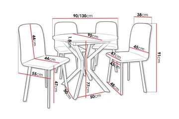 Narberth Matgrupp - Möbler - Matplats - Matgrupp & matbord med stolar