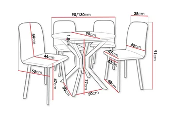Narberth Matgrupp - Möbler - Matplats - Matgrupp & matbord med stolar
