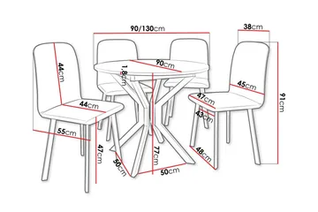Narberth Matgrupp - Möbler - Matplats - Matgrupp & matbord med stolar