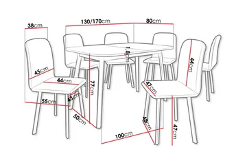 Narberth Matgrupp - Möbler - Matplats - Matgrupp & matbord med stolar