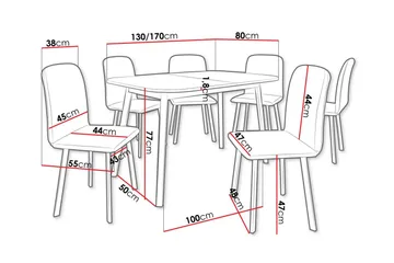 Narberth Matgrupp - Möbler - Matplats - Matgrupp & matbord med stolar