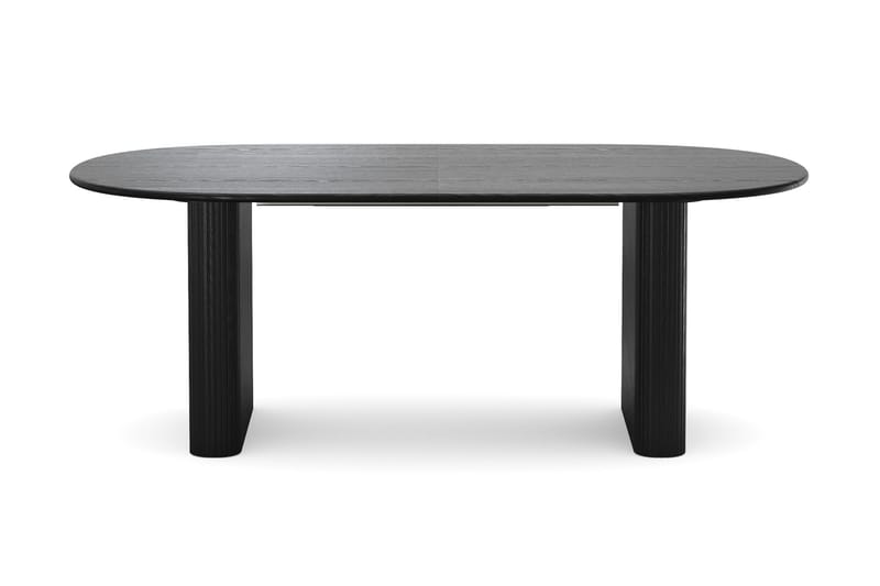 Noira Matgrupp förlängningsbart 220-320 cm Svart med 6 Elysia Matstolar - Möbler - Matplats - Matgrupp & matbord med stolar