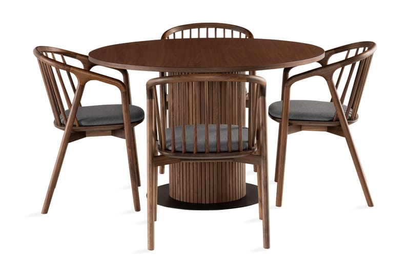 Noira Ovalt Matbord 220 cm med 6 Filip Matstolar - Möbler - Matplats - Matgrupp & matbord med stolar