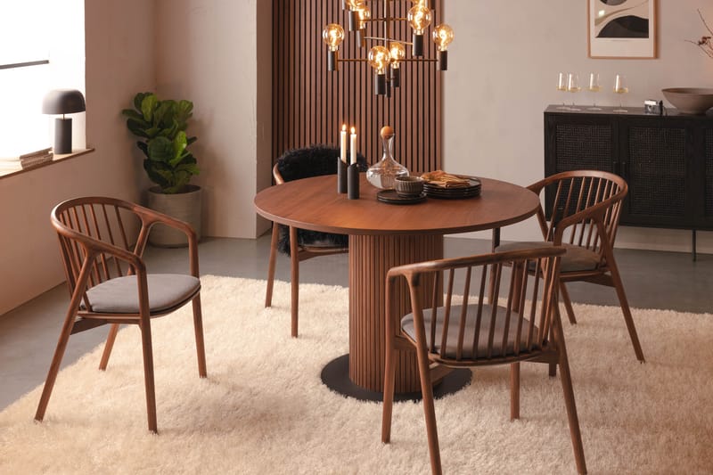 Noira Ovalt Matbord 220 cm med 6 Filip Matstolar - Möbler - Matplats - Matgrupp & matbord med stolar