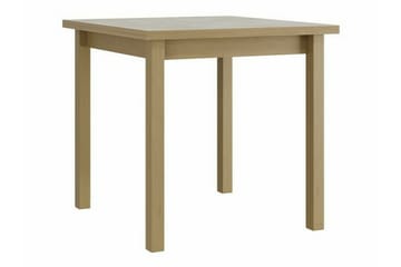 Patrickswell Kvadratisk Matgrupp 80x80 cm – Matbord med 4 Matstolar med Klädd Rygg i Trä - Natur|Grå - Möbler - Matplats - Matgrupp & matbord med stolar