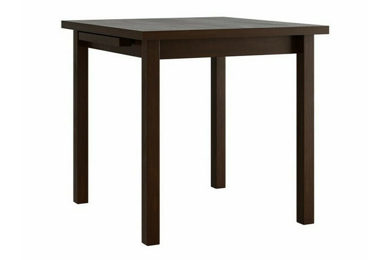 Patrickswell Kvadratisk Utdragbar Matgrupp 80–110 cm – Matbord med 4 Matstolar med Hög Spjälrygg i Trä - Mörkbrun|Olivgrön - Möbler - Matplats - Matgrupp & matbord med stolar