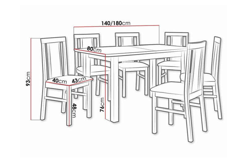 Patrickswell Matgrupp - Möbler - Matplats - Matgrupp & matbord med stolar