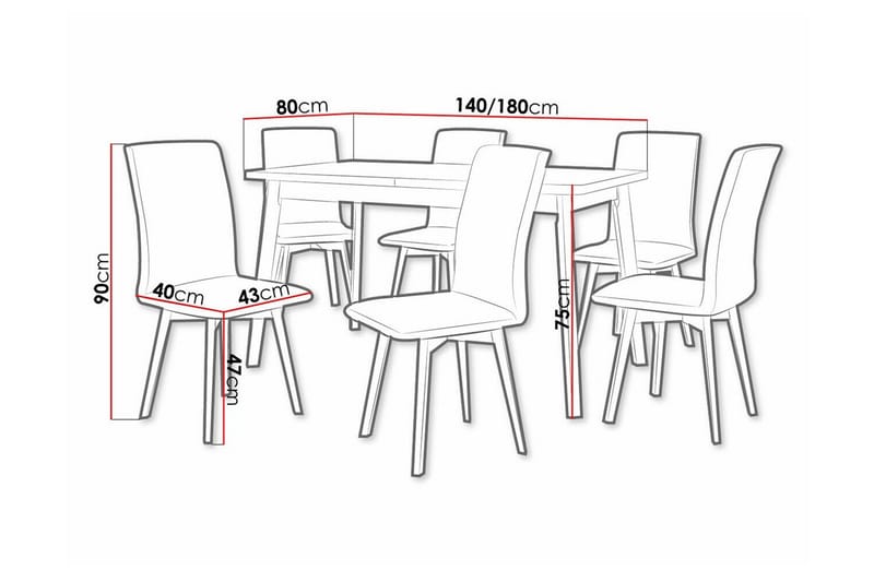 Patrickswell Matgrupp - Möbler - Matplats - Matgrupp & matbord med stolar