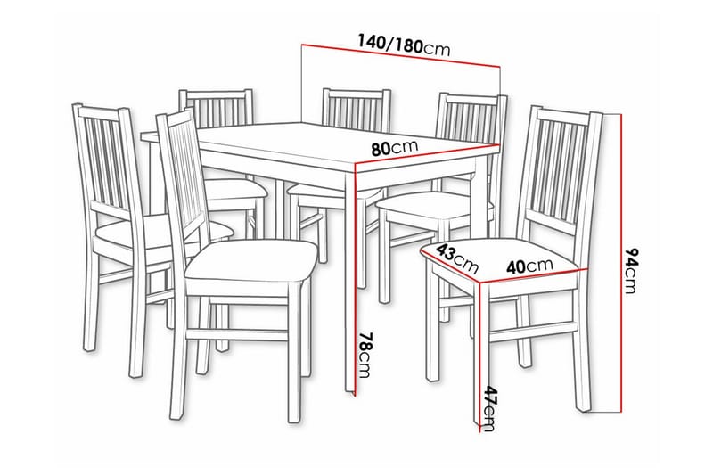 Patrickswell Matgrupp - Möbler - Matplats - Matgrupp & matbord med stolar