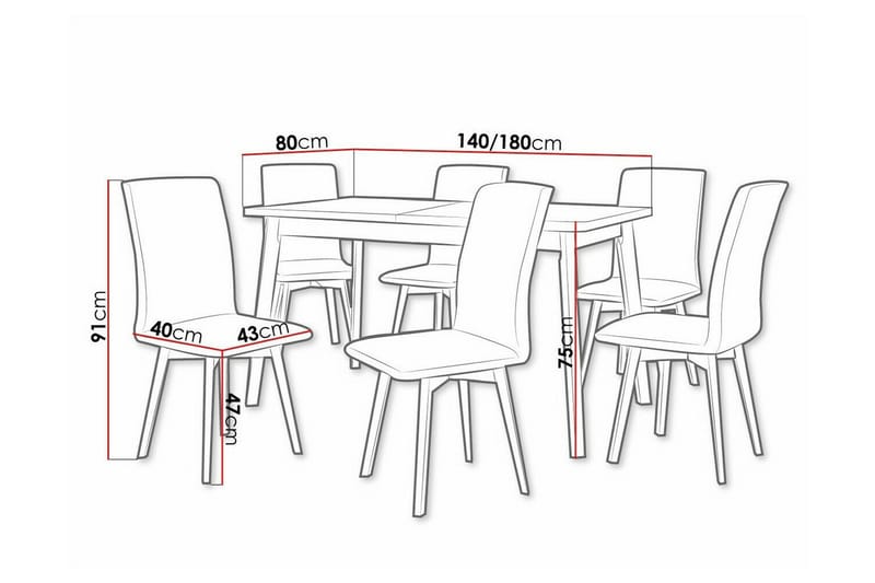 Patrickswell Matgrupp - Möbler - Matplats - Matgrupp & matbord med stolar