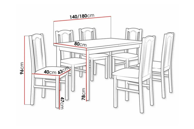 Patrickswell Matgrupp - Möbler - Matplats - Matgrupp & matbord med stolar