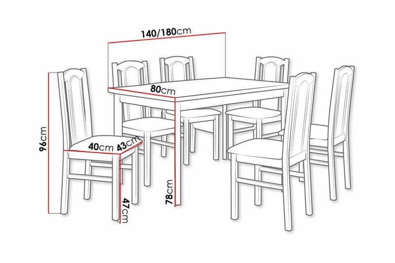 Patrickswell Matgrupp - Möbler - Matplats - Matgrupp & matbord med stolar