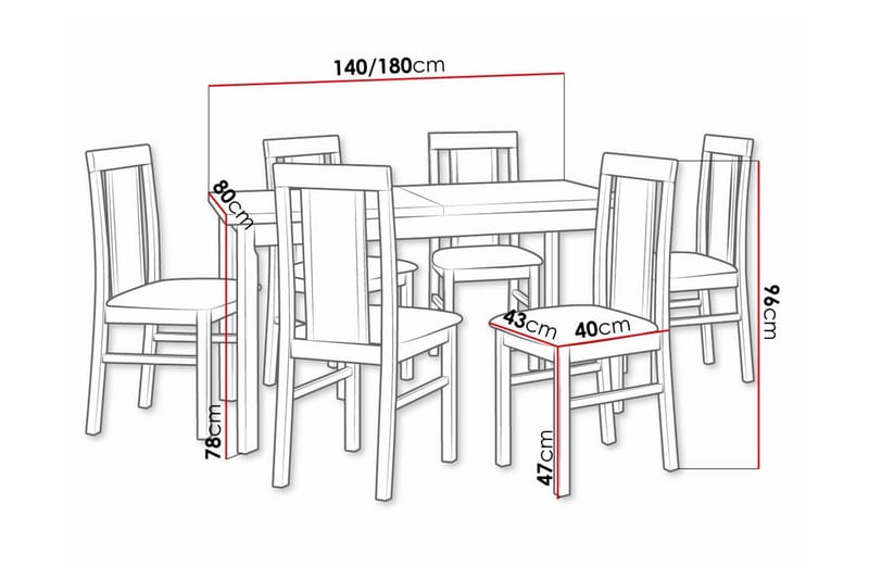 Patrickswell Matgrupp - Möbler - Matplats - Matgrupp & matbord med stolar