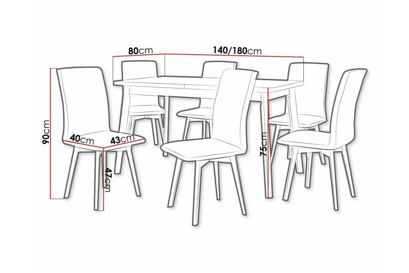 Patrickswell Matgrupp - Möbler - Matplats - Matgrupp & matbord med stolar