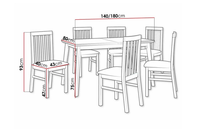 Patrickswell Matgrupp - Möbler - Matplats - Matgrupp & matbord med stolar