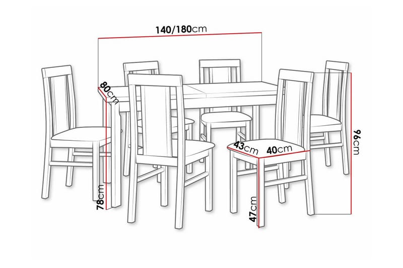 Patrickswell Matgrupp - Möbler - Matplats - Matgrupp & matbord med stolar
