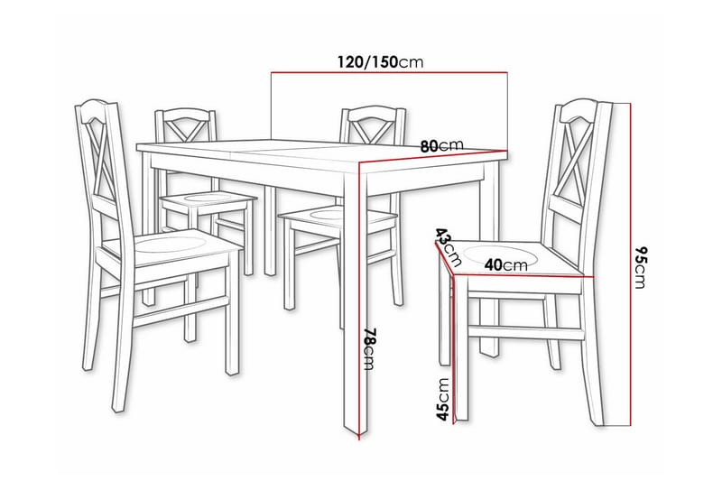 Patrickswell Matgrupp - Möbler - Matplats - Matgrupp & matbord med stolar