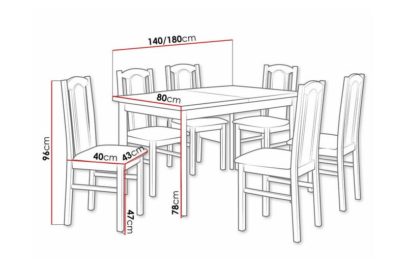 Patrickswell Matgrupp - Möbler - Matplats - Matgrupp & matbord med stolar