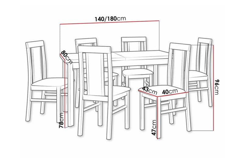 Patrickswell Matgrupp - Möbler - Matplats - Matgrupp & matbord med stolar
