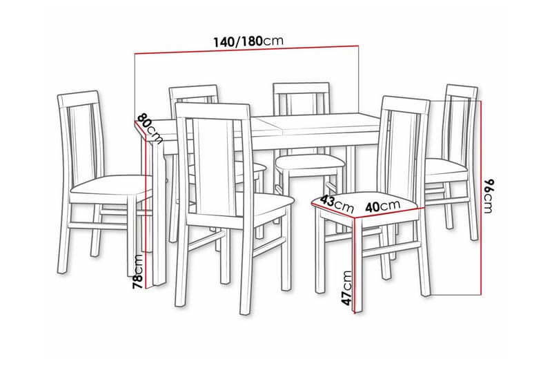 Patrickswell Matgrupp - Möbler - Matplats - Matgrupp & matbord med stolar