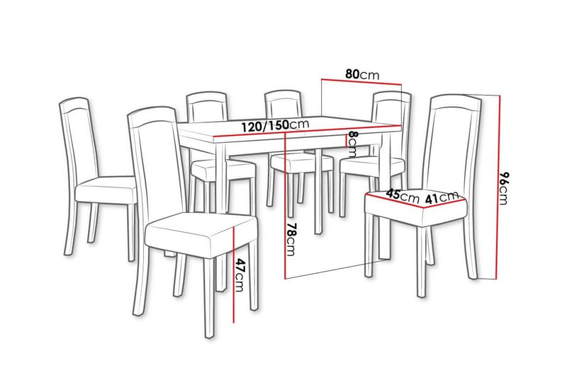 Patrickswell Matgrupp - Möbler - Matplats - Matgrupp & matbord med stolar