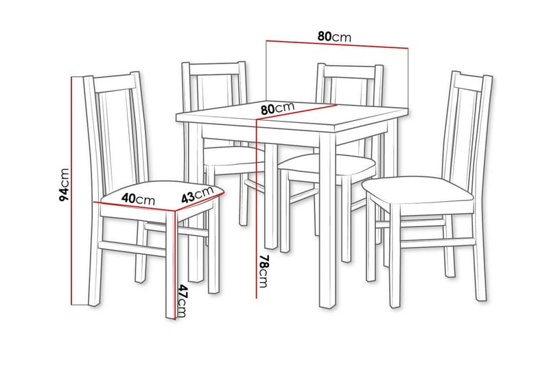 Patrickswell Matgrupp - Möbler - Matplats - Matgrupp & matbord med stolar